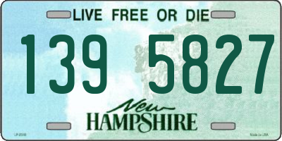 NH license plate 1395827