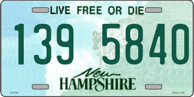 NH license plate 1395840