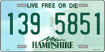 NH license plate 1395851