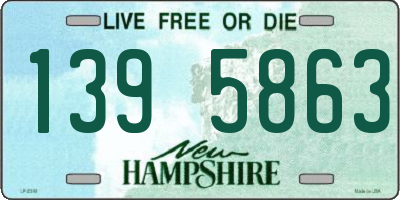NH license plate 1395863