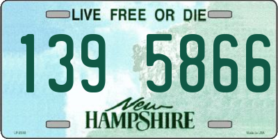 NH license plate 1395866
