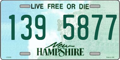 NH license plate 1395877