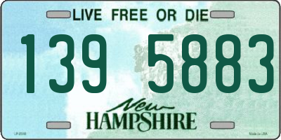 NH license plate 1395883