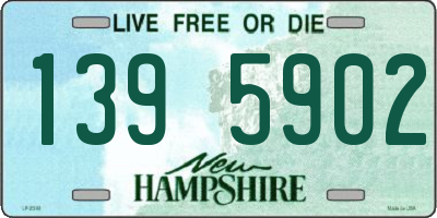 NH license plate 1395902