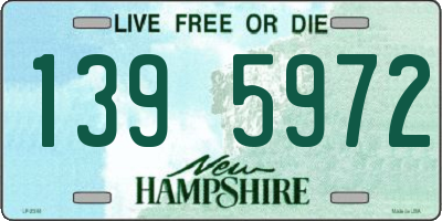 NH license plate 1395972
