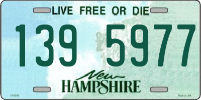 NH license plate 1395977