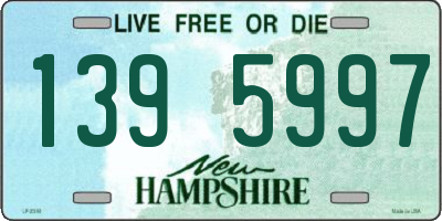 NH license plate 1395997