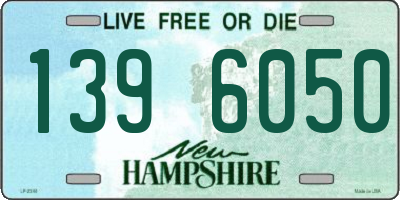 NH license plate 1396050