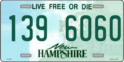 NH license plate 1396060