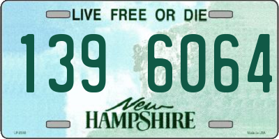 NH license plate 1396064