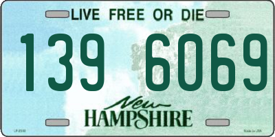 NH license plate 1396069