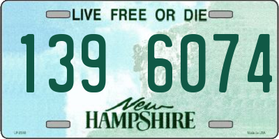 NH license plate 1396074