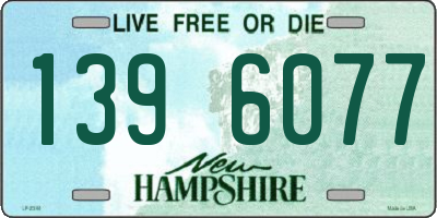 NH license plate 1396077
