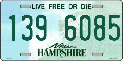 NH license plate 1396085