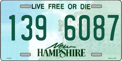 NH license plate 1396087