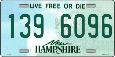 NH license plate 1396096