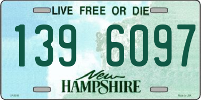 NH license plate 1396097