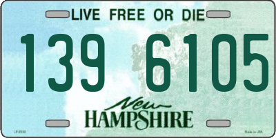 NH license plate 1396105