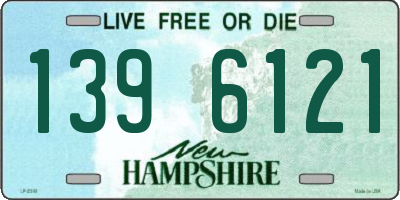 NH license plate 1396121