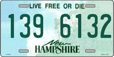 NH license plate 1396132