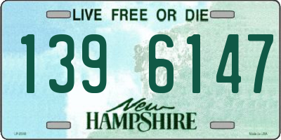 NH license plate 1396147