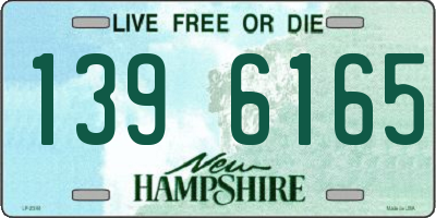 NH license plate 1396165