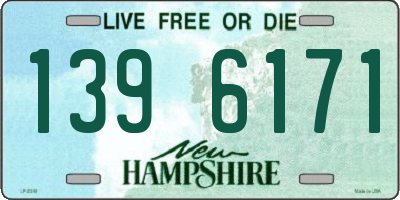 NH license plate 1396171