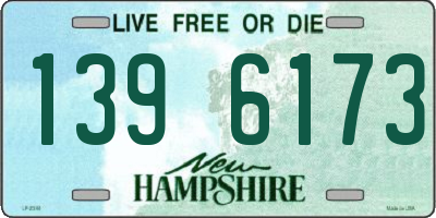 NH license plate 1396173
