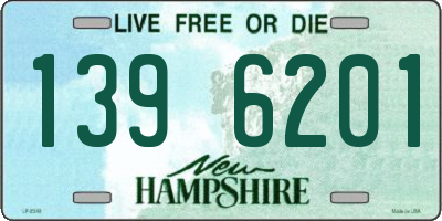 NH license plate 1396201