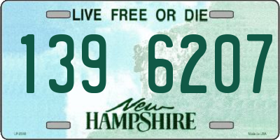 NH license plate 1396207