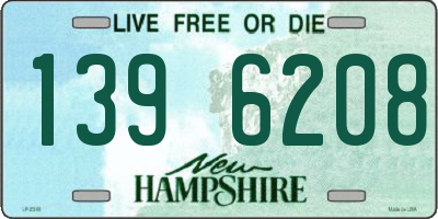 NH license plate 1396208