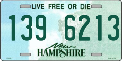 NH license plate 1396213