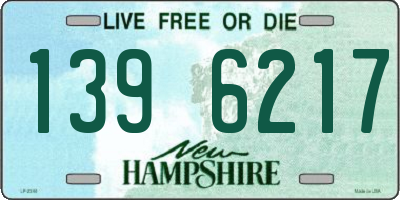 NH license plate 1396217