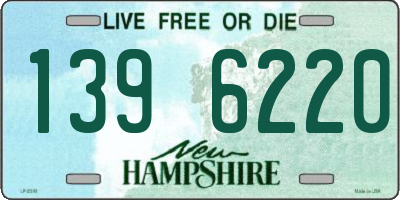 NH license plate 1396220