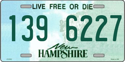 NH license plate 1396227