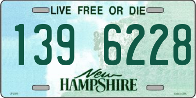 NH license plate 1396228