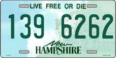 NH license plate 1396262