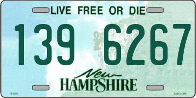 NH license plate 1396267