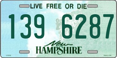 NH license plate 1396287