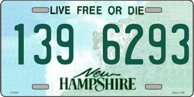 NH license plate 1396293