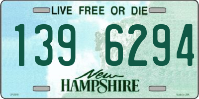 NH license plate 1396294
