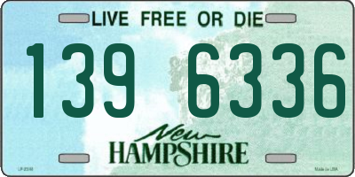 NH license plate 1396336