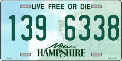 NH license plate 1396338