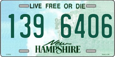 NH license plate 1396406