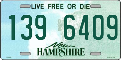 NH license plate 1396409