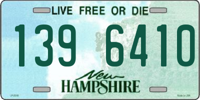 NH license plate 1396410