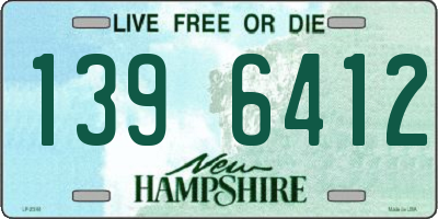 NH license plate 1396412
