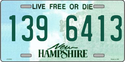 NH license plate 1396413