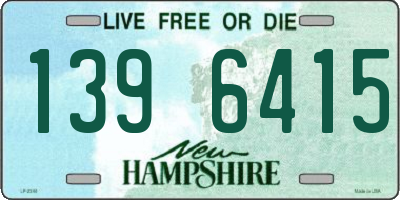 NH license plate 1396415