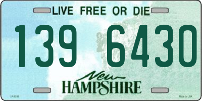 NH license plate 1396430